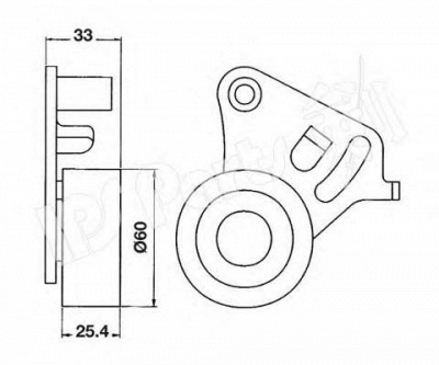 IPS PARTS itb6901 -  Устройство для натяжения ремня, ремень ГРМ